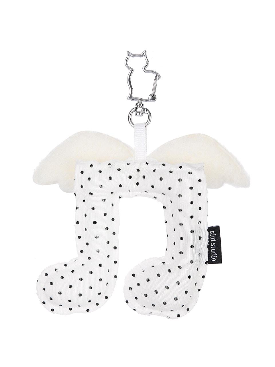 ♪ Melody Angel Keyring ♫ - WHITE