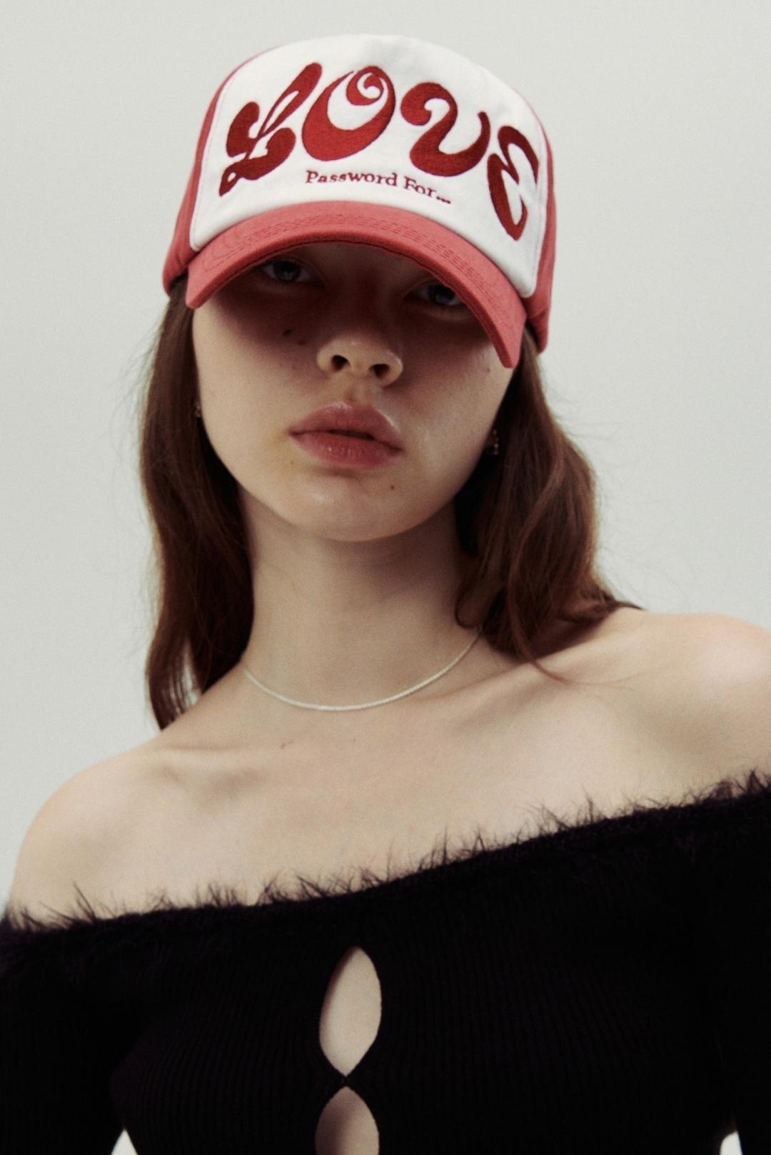 Love Ball Cap (Tomato Red)