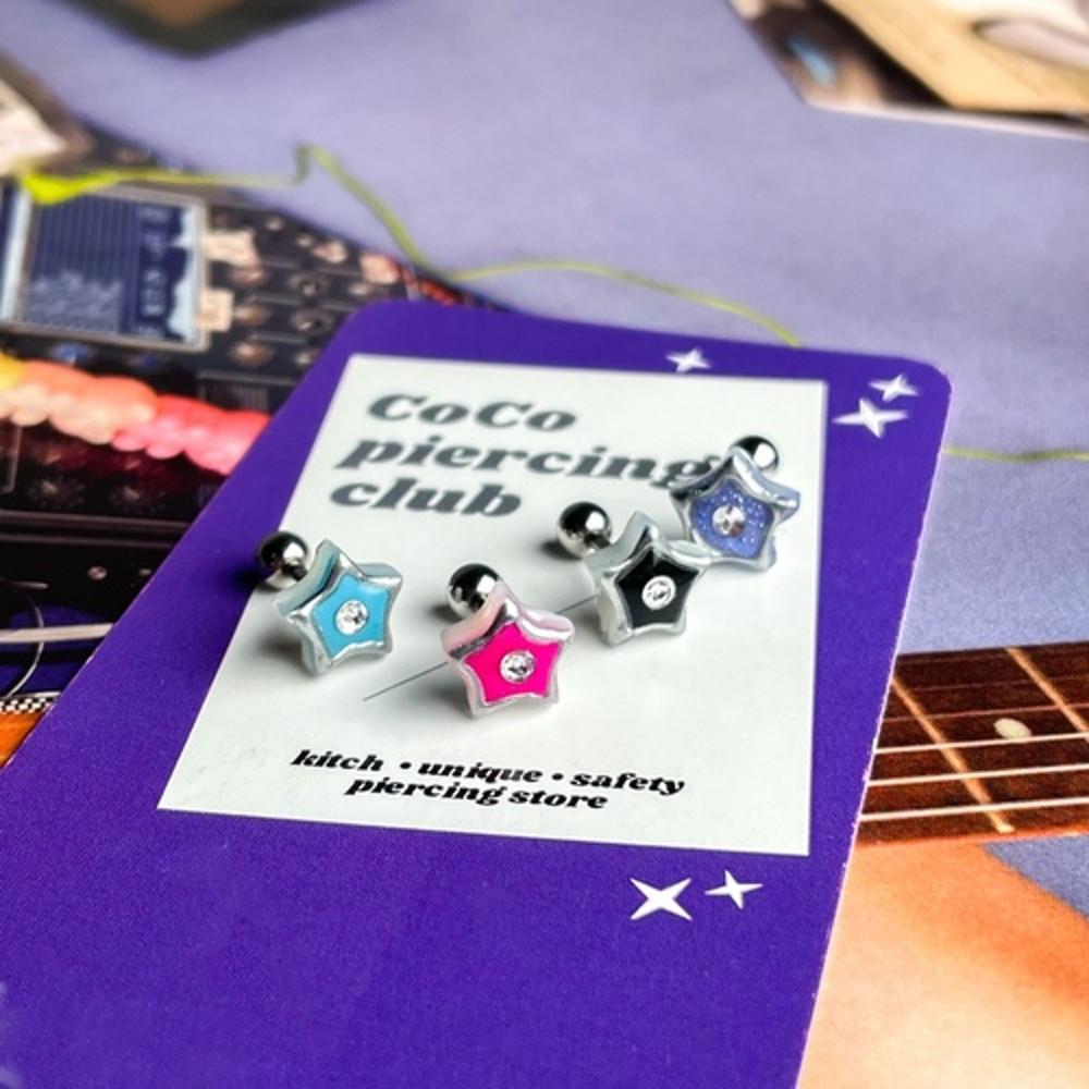 CoComade☀ 나이트★777  럭키 스타빔 피어싱