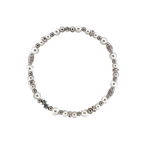 Snow White Ice Pearl Beads Bracelet