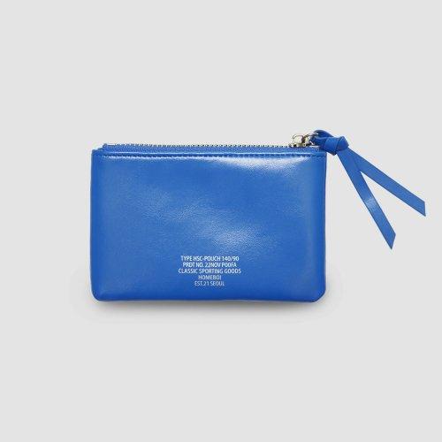 pouch wallet(소가죽파우치월렛) - 블루