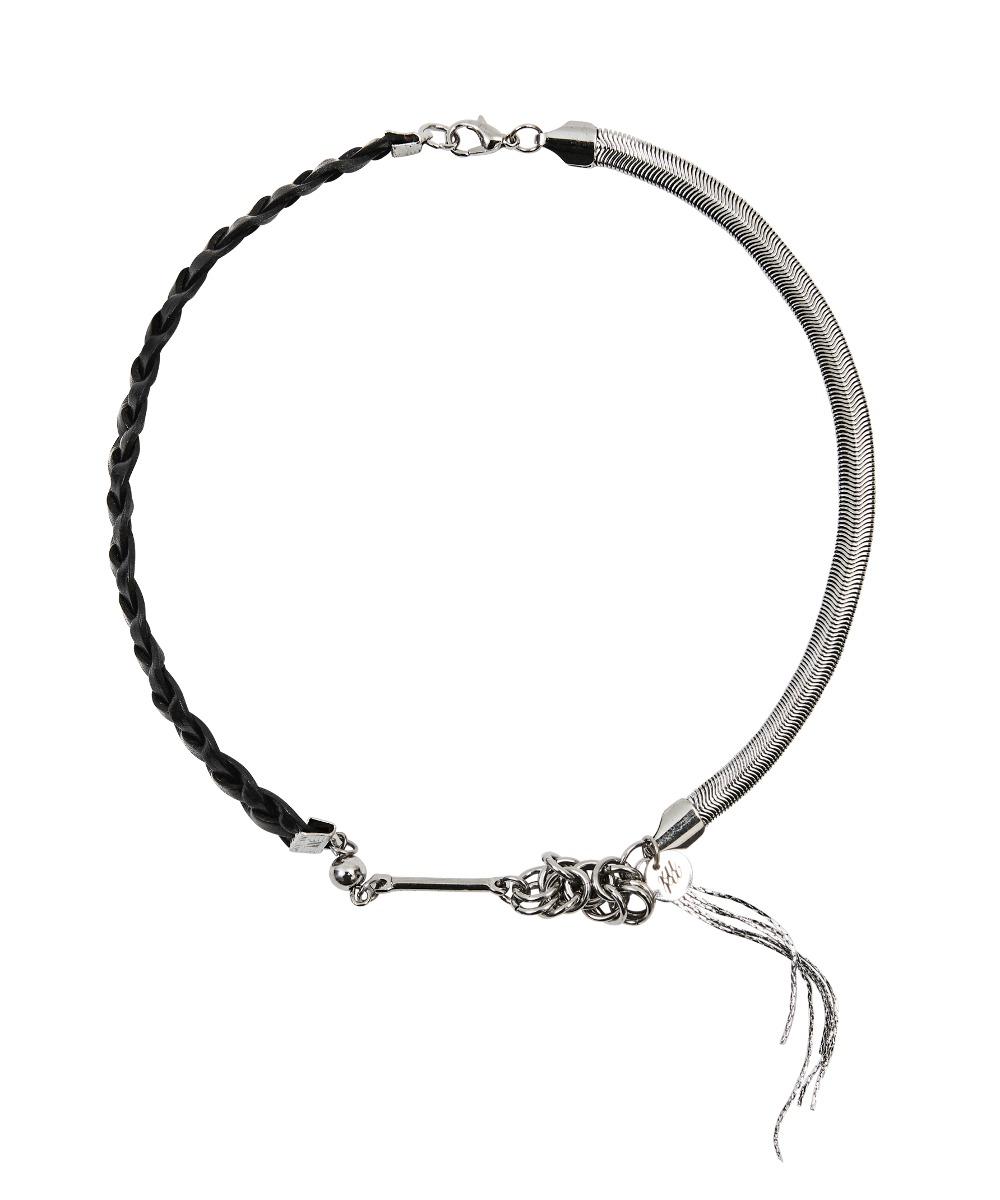 MIX TAIL NECKLACE BLACK