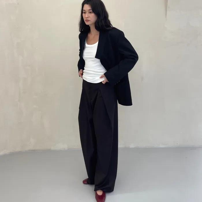 Side Wrap Trousers