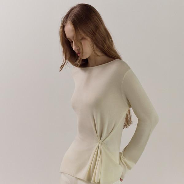 [9월 30일 순차 발송 예정] Twist Closure Knit TS_3Color