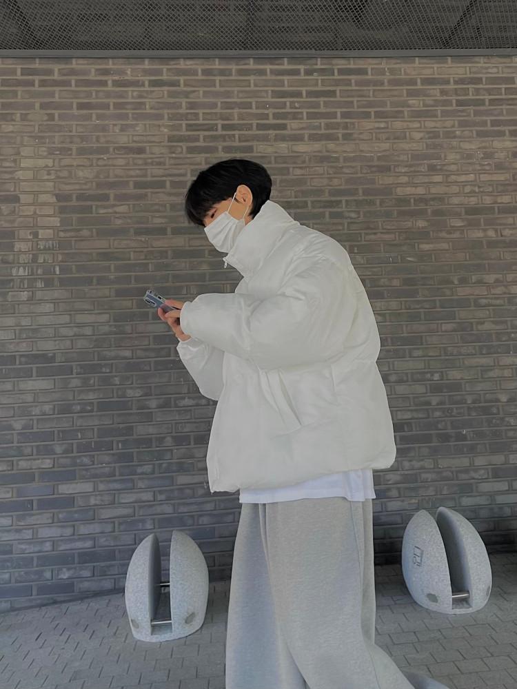 (주문폭주 한정할인) 남녀공용 Washa short padding /와샤 숏 패딩