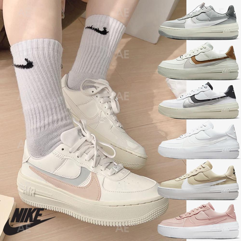 나이키 에어포스 1 플랫폼 파슬 화이트 블랙 DJ9946