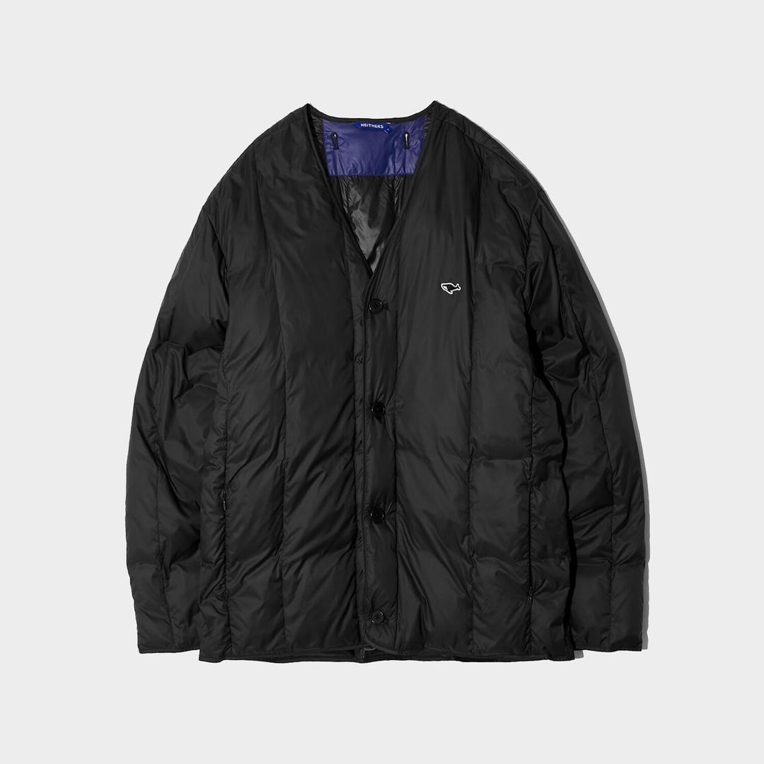 GOOSE DOWN L/S INNER JACKET (BLACK)