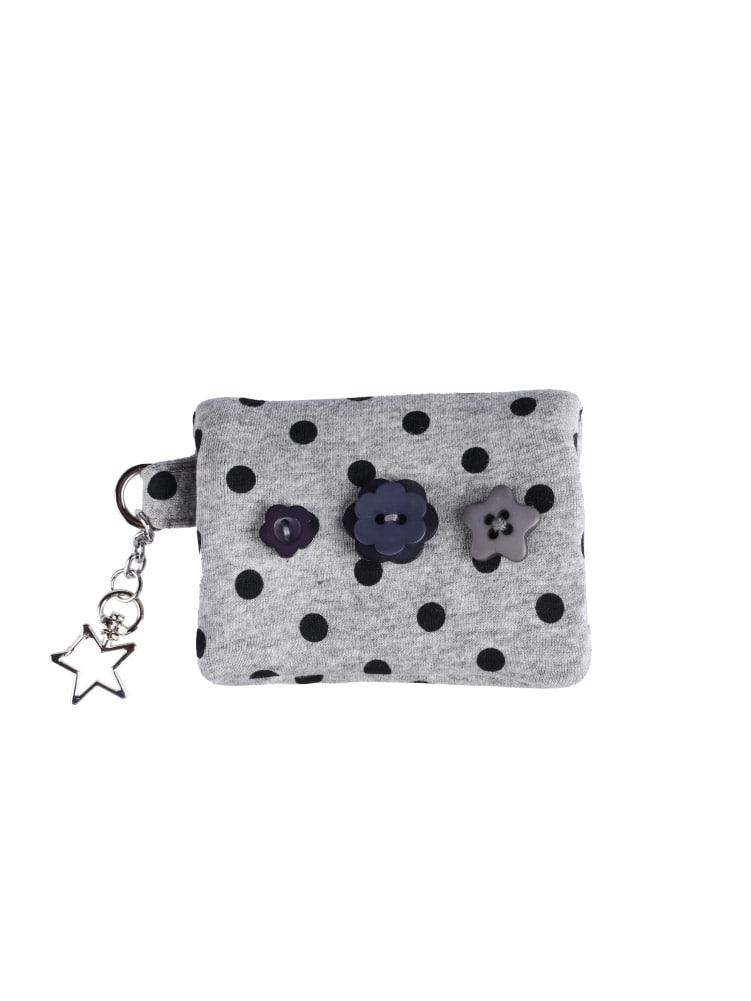 Dot button wallet_grey