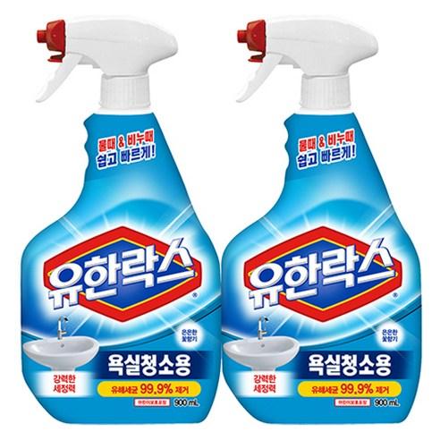 유한락스 욕실청소용 세정제, 900ml, 2개 - 청소용세제류 | 쿠팡