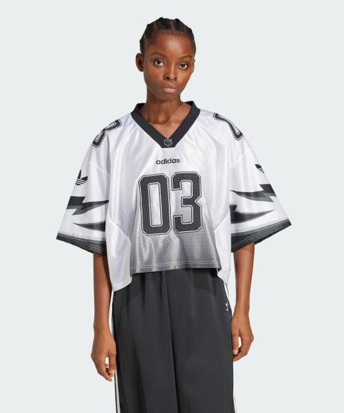 ADILENIUM 3 반팔 그래픽 저지 - 화이트 / JX9216