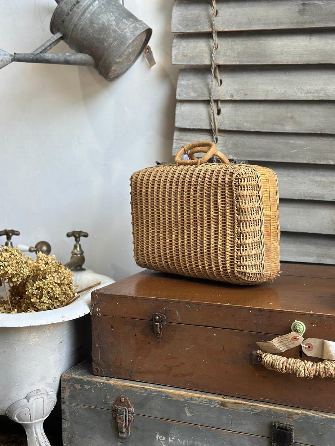 25a-036 빈티지 피크닉 바스켓