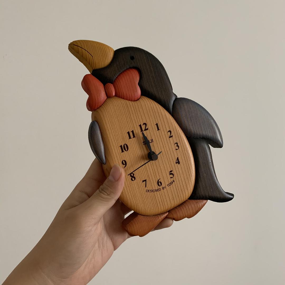 wall clock / penguin clock /Japan