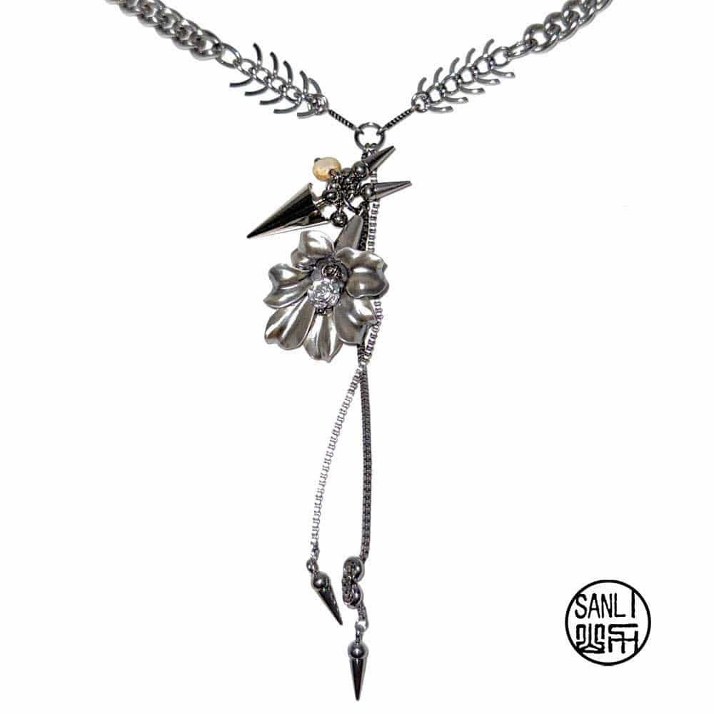 7月 山力 Steelbloom necklace