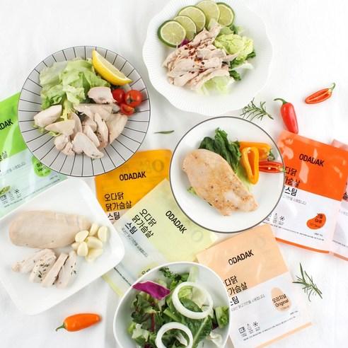 오다닭 닭가슴살 스팀 7가지맛 혼합구성, 35팩, 35개