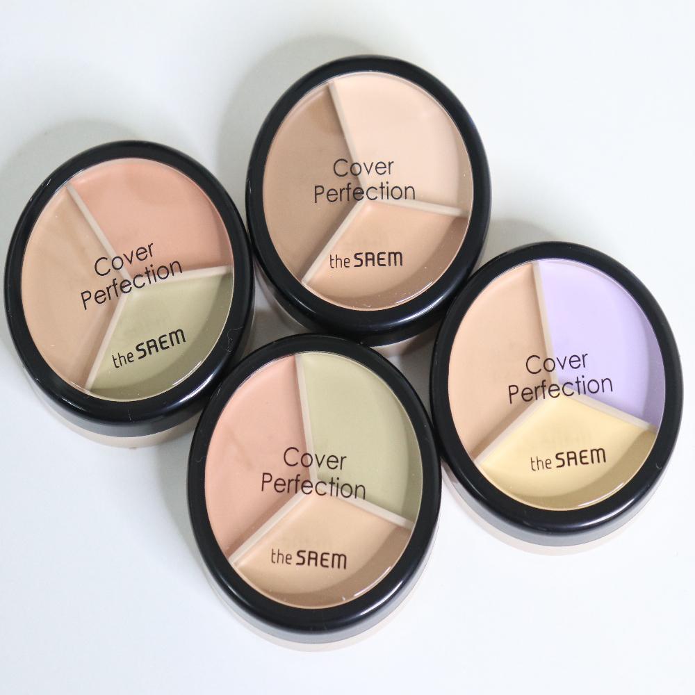 더샘 커버 퍼펙션 트리플 팟 컨실러 13g(4종) 다크서클커버 잡티커버