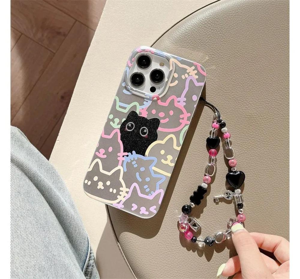 오밀조밀 라인 고양이 케이스