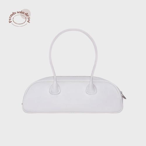 볼링 바게트백 크림