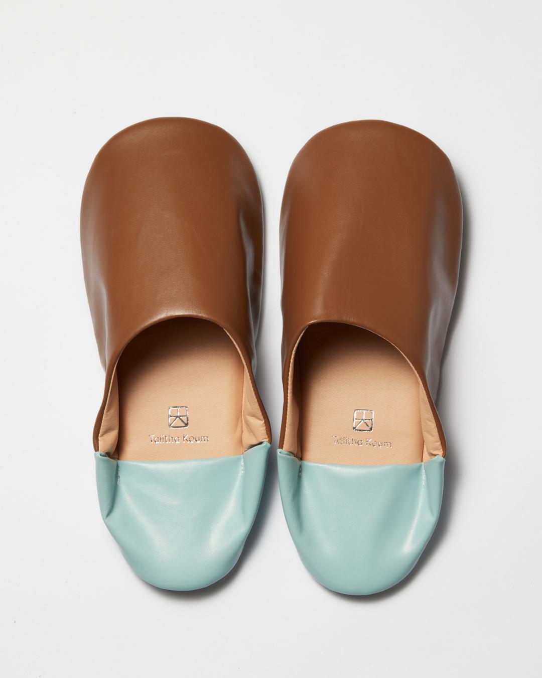 탈리다쿰 X HOHODANG 비건 가죽 슬리퍼