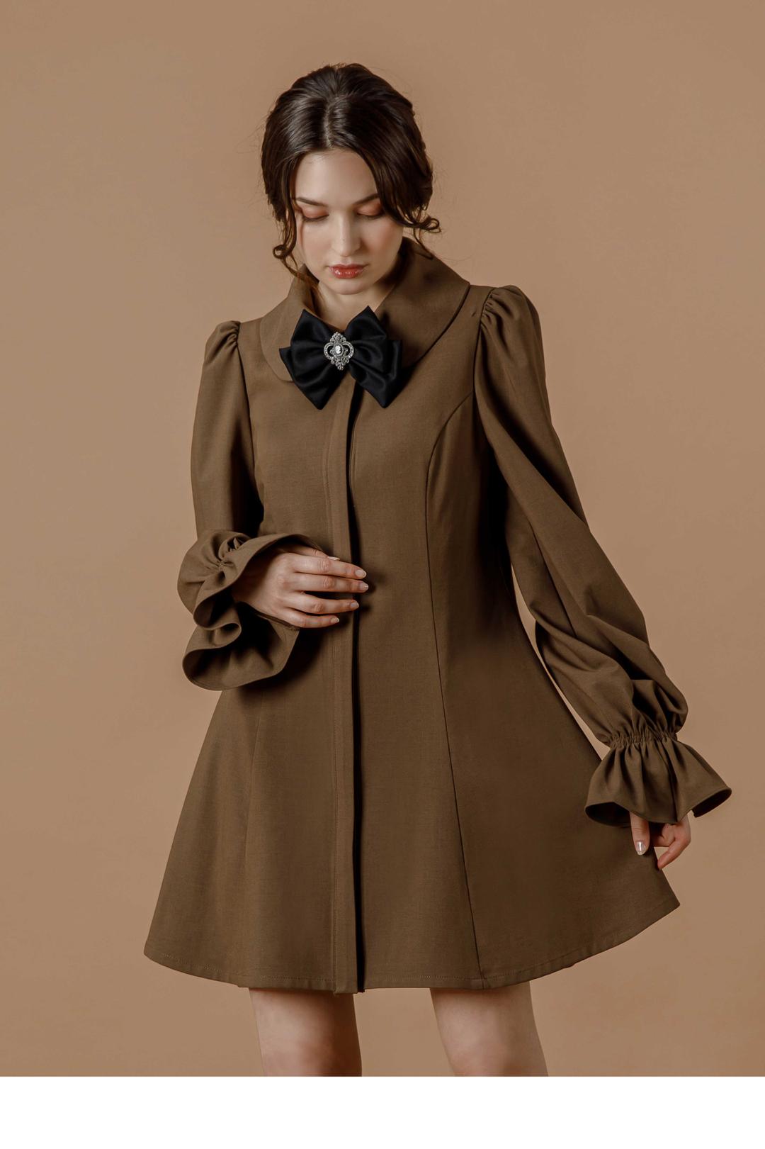 젠틀 레이디 미니 원피스 (브로치 포함) - 가수 주니엘님 착용