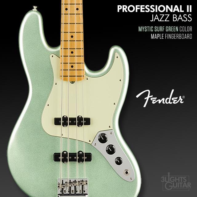[신년이벤트] 펜더 아메리칸 프로페셔널2 재즈베이스 MN MSG / Fender American Professional II Jazz Bass