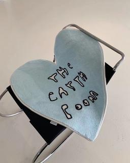 레터링 키치 미니러그 하트러그