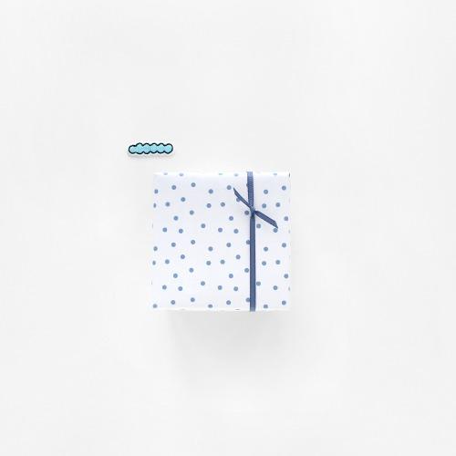 도트체크 작은 포장지 (5매)