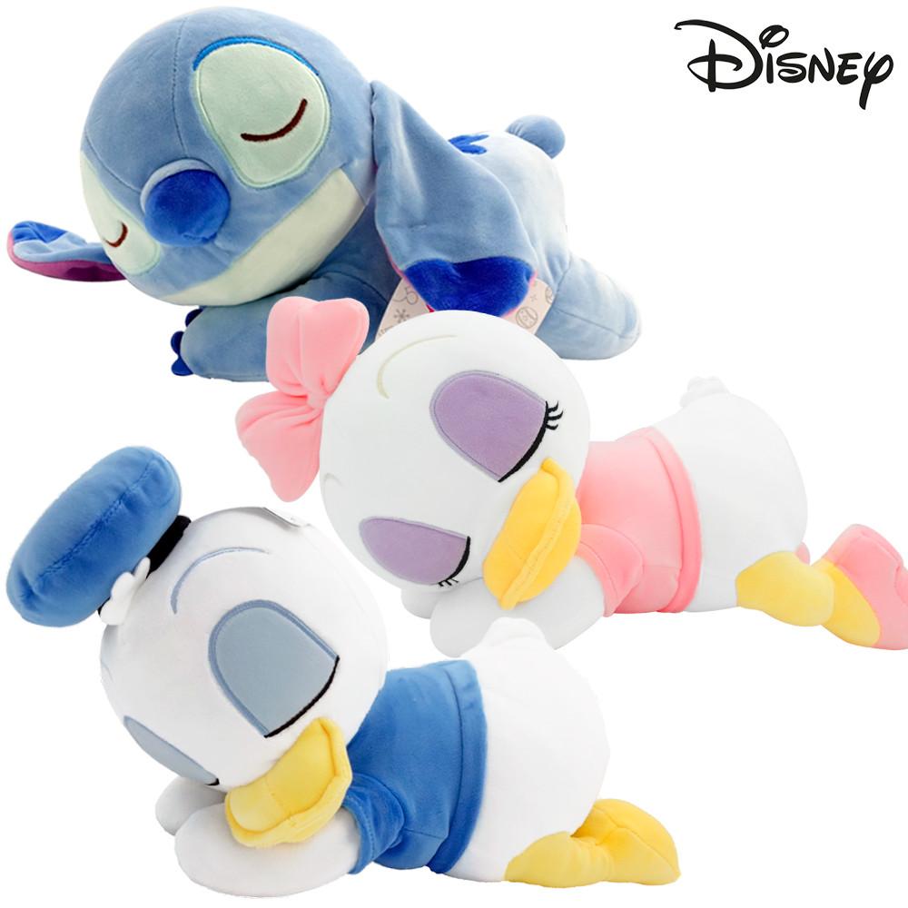 [디즈니] 잠자는 모찌 라잉 스티치/도널드덕/데이지덕 인형 35cm