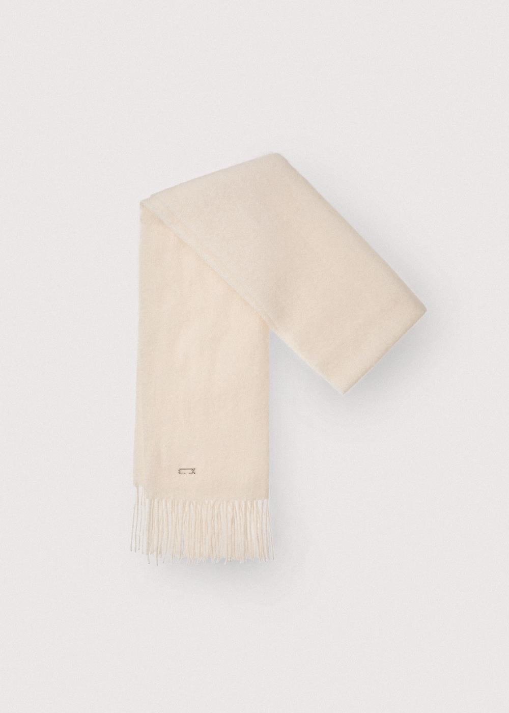 100% Pure Cashmere Muffler Brushed fabric_Daylight