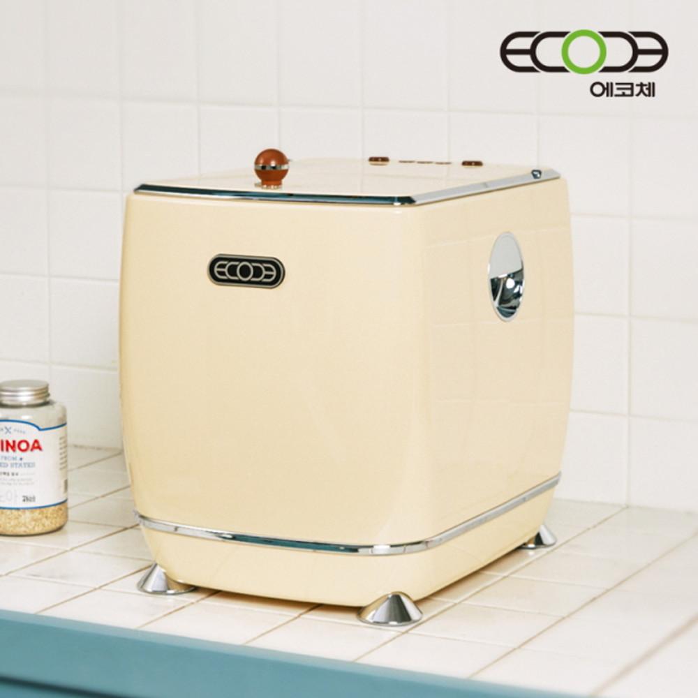 [지자체지원금] 에코체 프리미엄 4L 대용량 음식물처리기 ECC-888 크림베이지