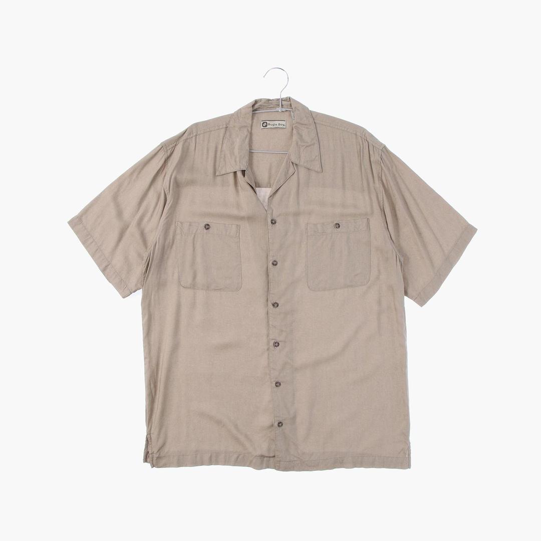 레이온 베이직 반팔 셔츠 남자 M