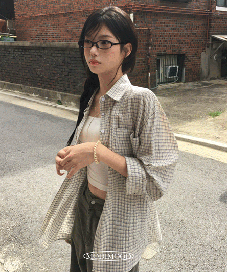 [Fall New Arrivals/Daily] Check Fuse Overshirt