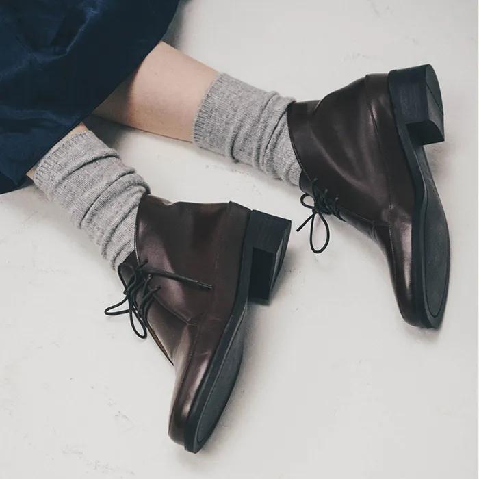 Carol Derby Shoes_Marron