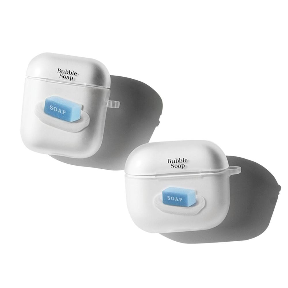 버블솝 비누 감성 반투명 에어팟 케이스