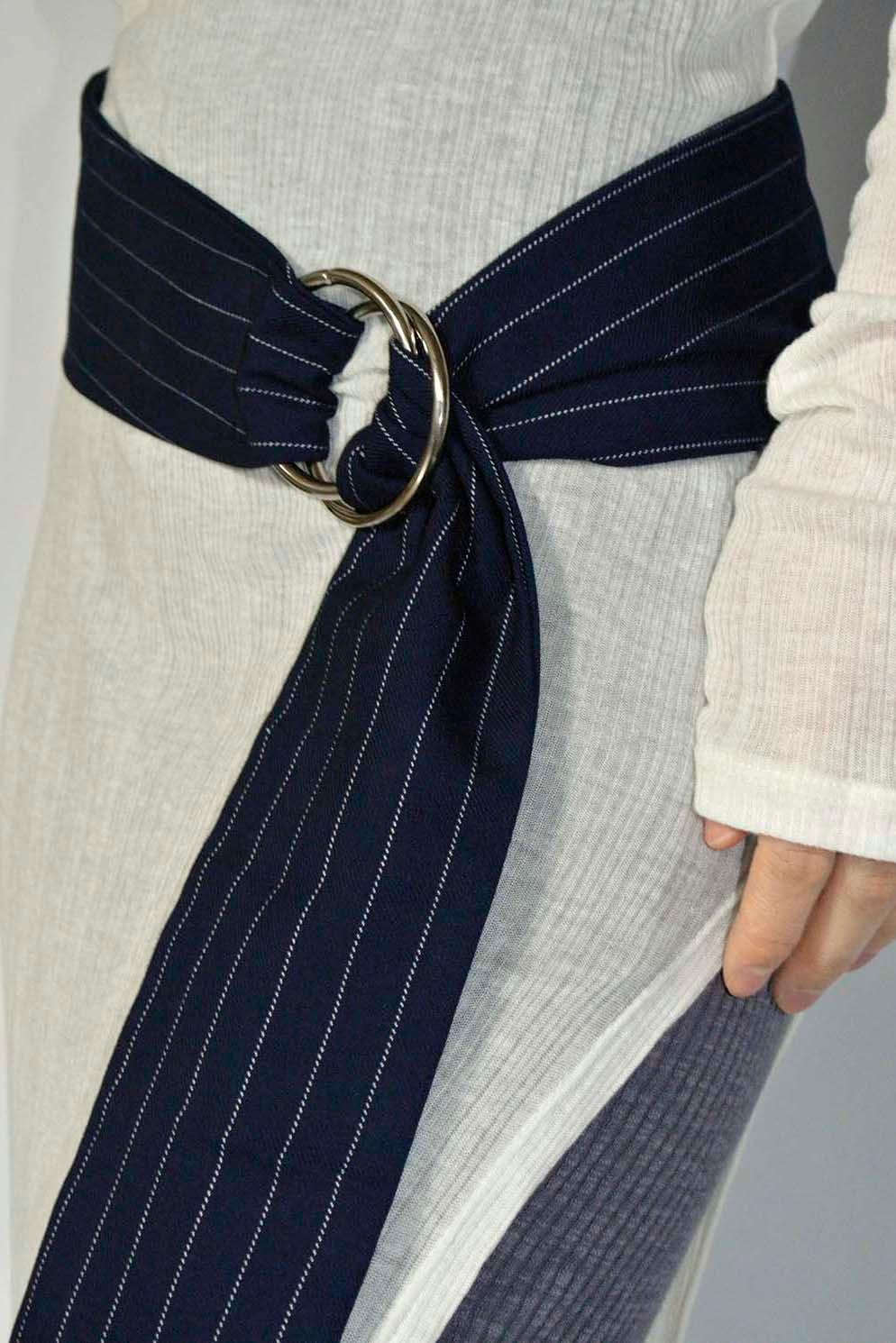 STRIPE BELT / NAVY