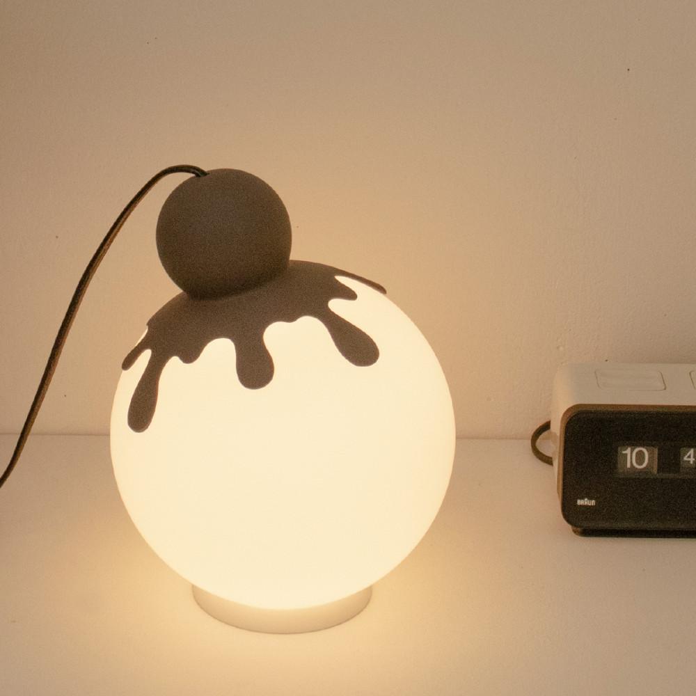 보나키아 퐁드르 테이블램프 - 코코아브라운