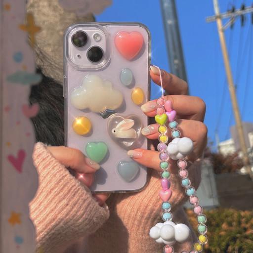 🐰💖[전기종]💖🐰토끼는 파스텔 레진 케이스