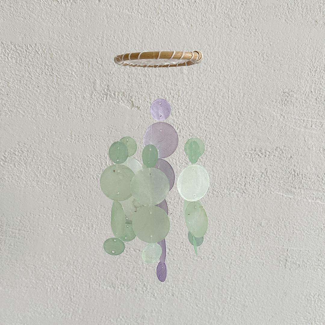 [23USE_0027]하노이맨션 자개모빌 DIY-KIT(화이트)_라일락