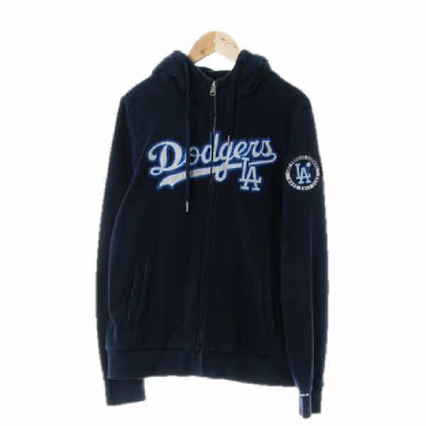 MLB 네이비 면 엘에이다저스후드집업