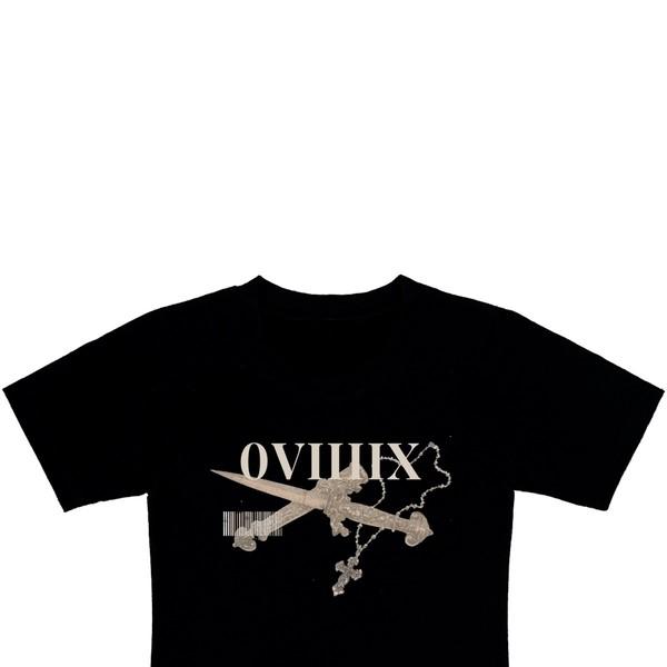 Saint Cross Tee (BLACK) b-grade sale