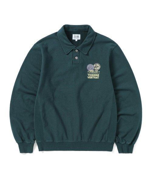 TNT Felix Collar Sweatshirt Sea Green