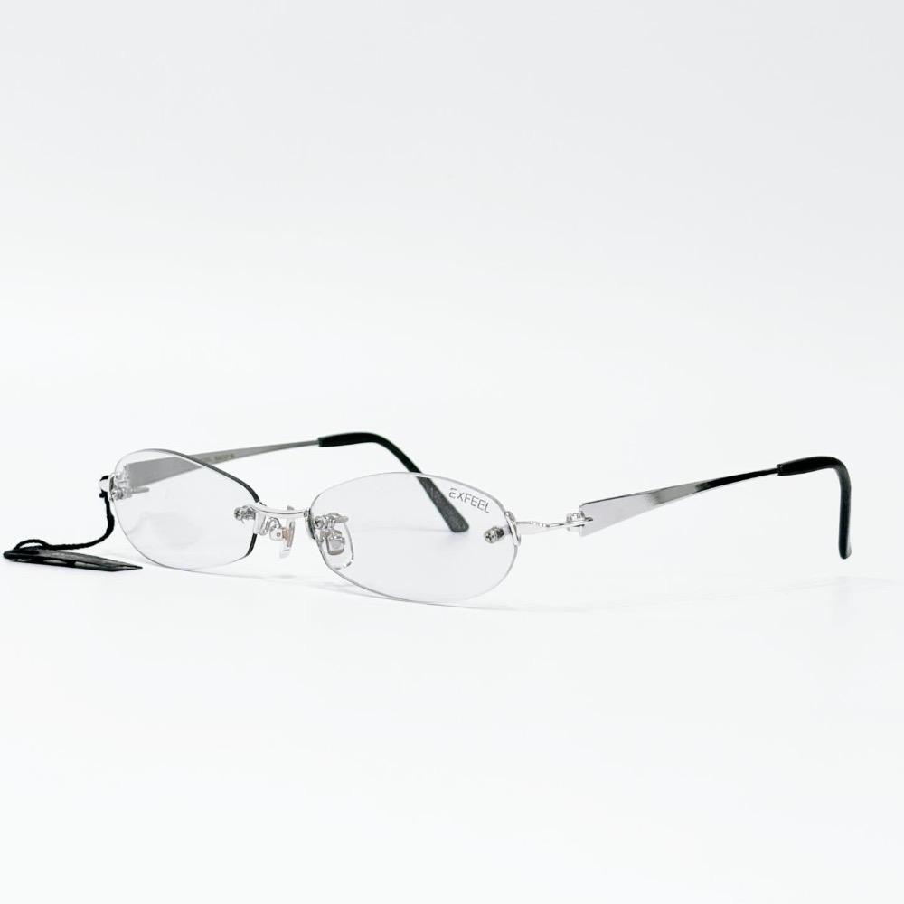EXFEEL silver tint glasses