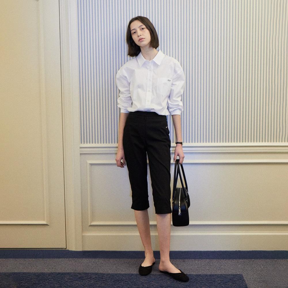 [김나영 착용] CIGARETTE MID PANTS BLACK