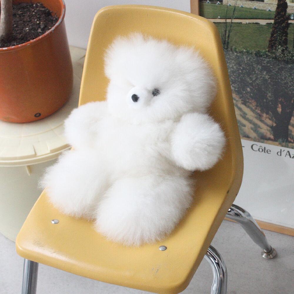 natural teddy bear L size