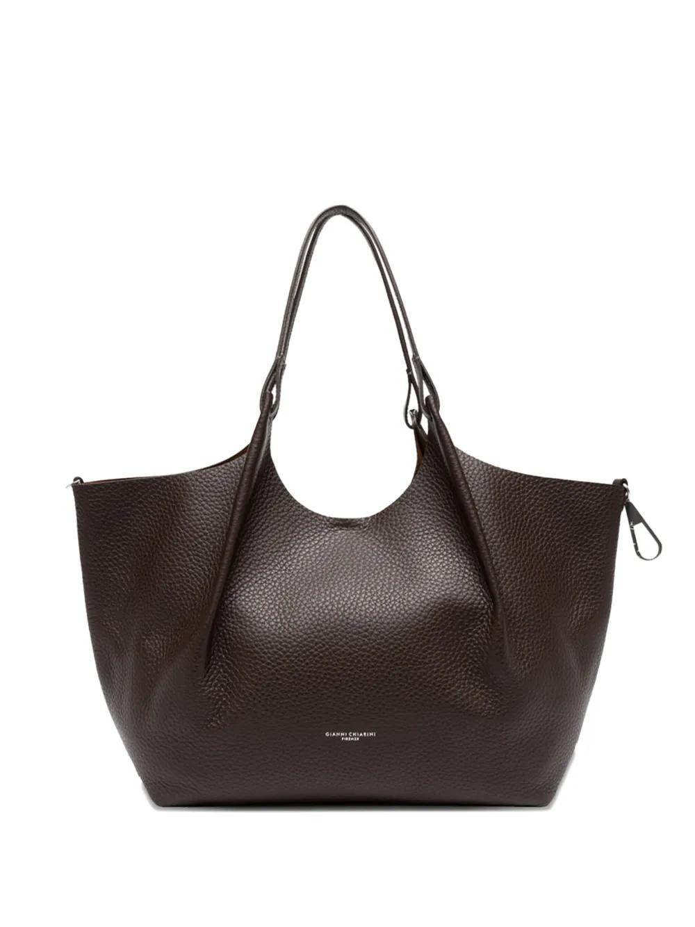 GIANNI CHIARINI 두아 맥시 그레인 레더 숄더 백 | 브라운 | FARFETCH KR