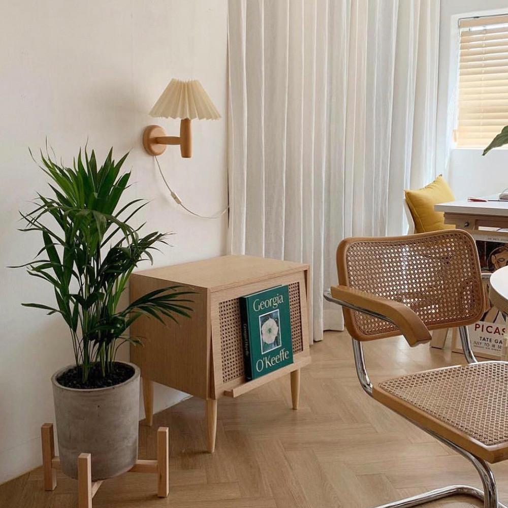 [중고] (리퍼) 바미르 케인 매거진랙 사이드 테이블