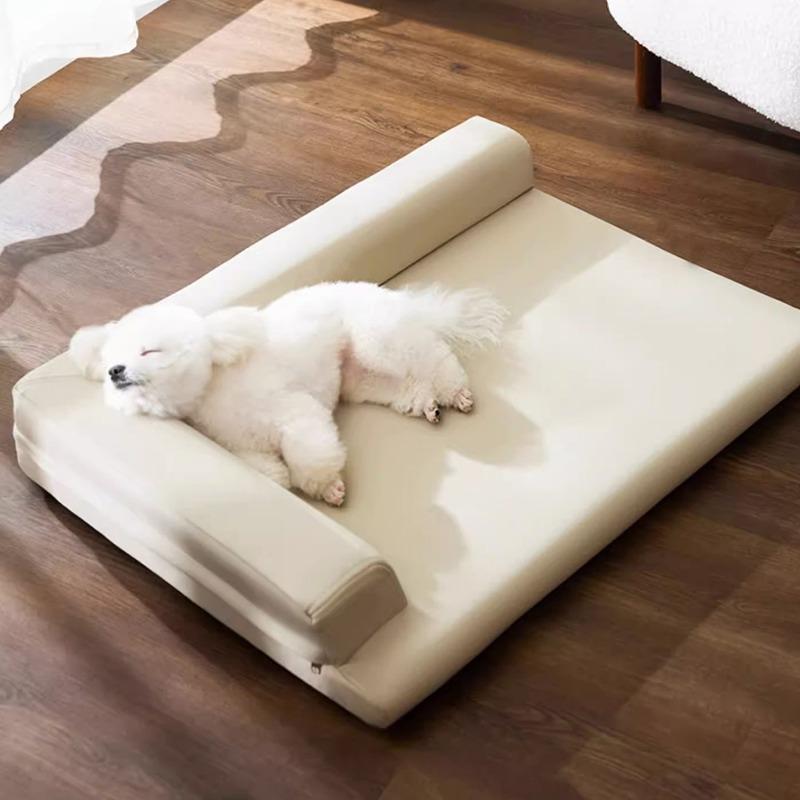 모던 베드 가죽 방석