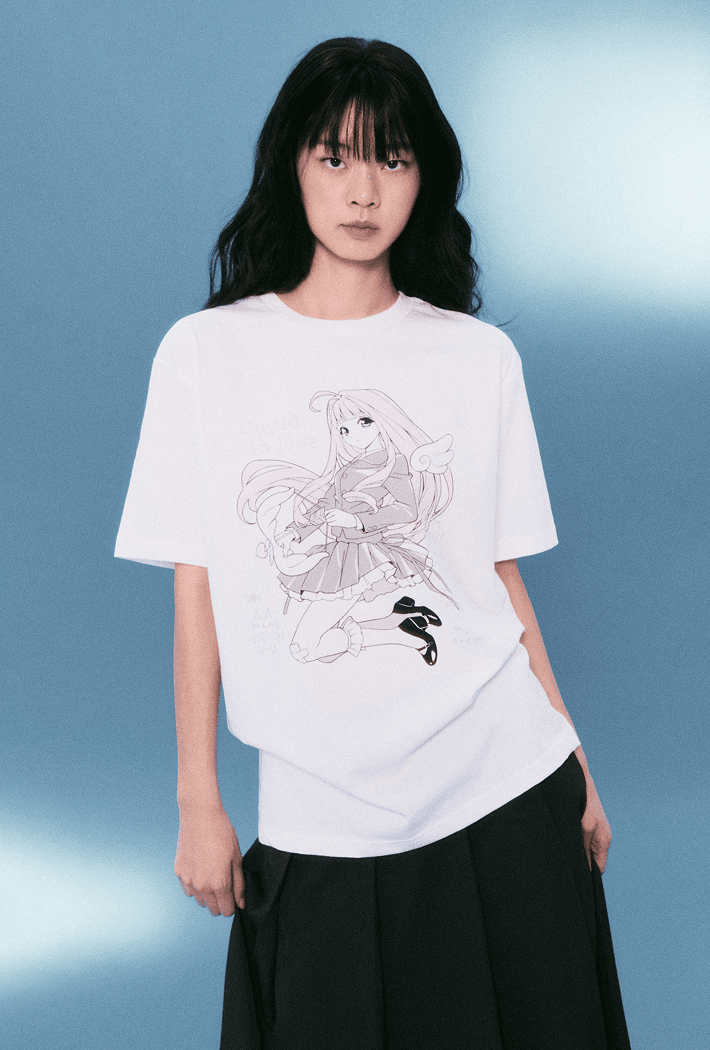 [miigo] 반팔 티셔츠(WHITE)_SPRLG25U20