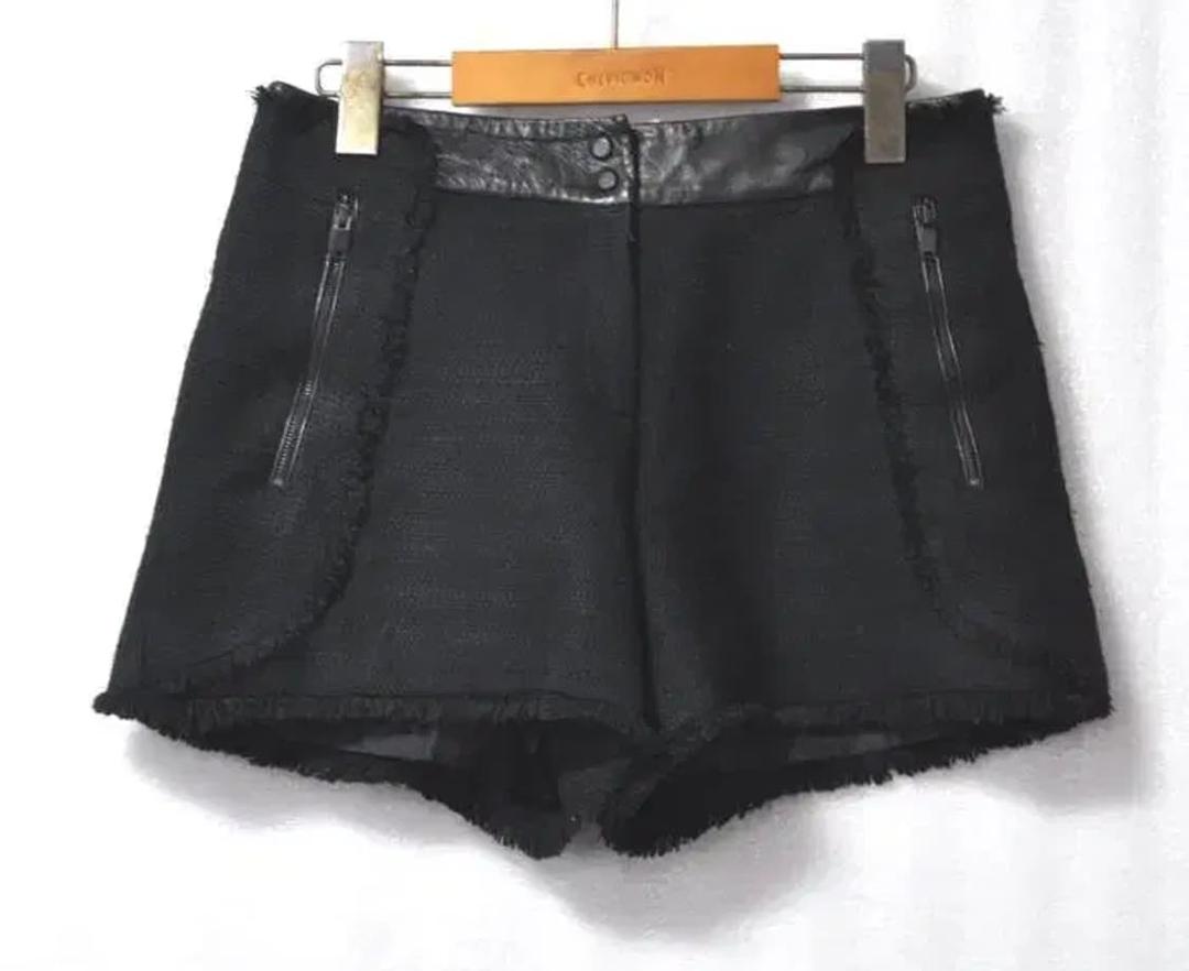 SJSJ/여성양가죽배색쇼트팬츠(허리27) | 후루츠패밀리