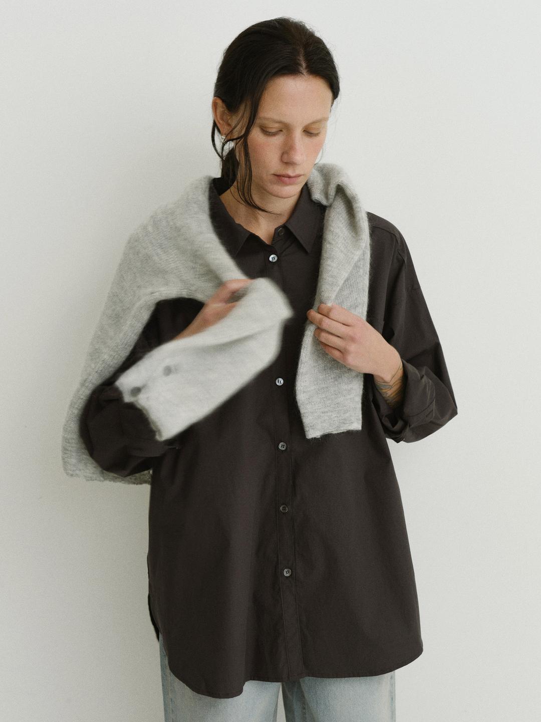 Yogurt cotton shirt_4colors