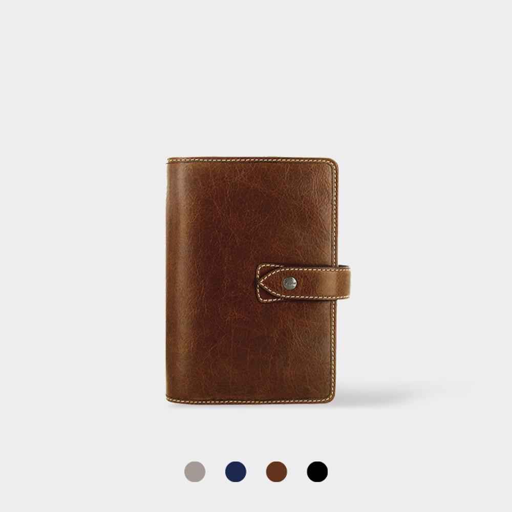 파일로팩스 몰든 퍼스널 A6 2024년 직장인 업무용 다이어리 스케줄러 위클리 6공 시스템 가죽 바인더